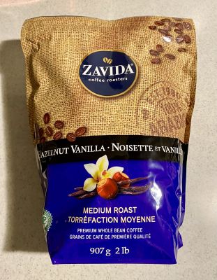 ZAVIDA COFFEE ヘーゼルナッツバニラホールビーンコーヒー