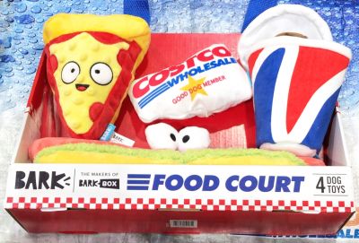 (名無し)さん[1]が投稿したBARK COSTCO ペット用おもちゃ4個セット FOOD COURT/PARTY PACKの写真