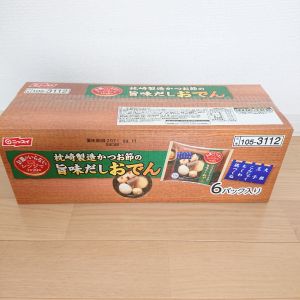 ニッスイ 枕崎製造かつお節の旨味だしおでん 6パック入り