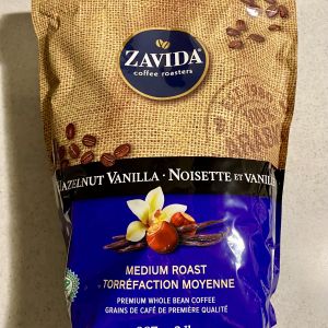 ZAVIDA COFFEE ヘーゼルナッツバニラホールビーンコーヒー