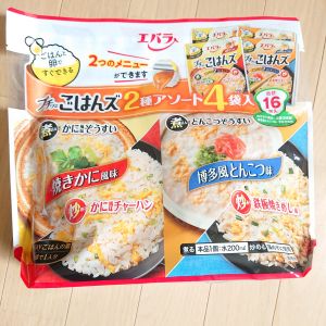 エバラ食品 プチッとごはんズ 2種アソート4袋入 (合計16個入)