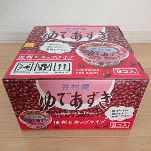 井村屋 ゆであずき 8コ入 2400g(300g×8) カップタイプ