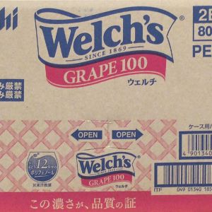 アサヒ飲料 Welch's ウェルチ グレープ100/オレンジ100