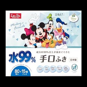 レックディズニー 水99%手・口ふき