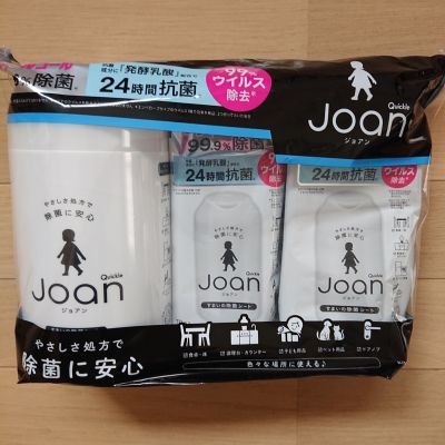 (名無し)さん[2]が投稿したクイックルJOAN(ジョアン)除菌シート ノンアルコールの写真