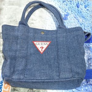 GUESS デニムトートバッグ