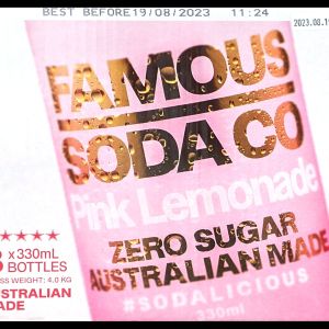 FAMOUS SODA CO. ピンクレモネード