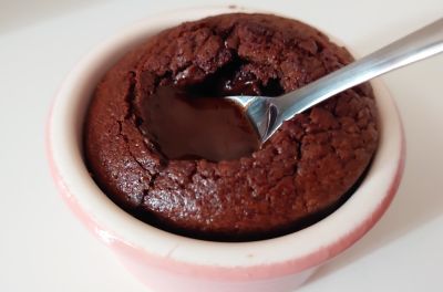 たまさん[2]が投稿したPOTS&CO チョコレートファッジラバケーキの写真