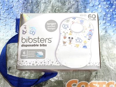 Bibsters Disposable Bibs セサミストリート ビブスター 紙スタイ よだれかけ 60枚