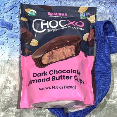 CHOCXO オーガニックダークチョコレートアーモンドバターカップ