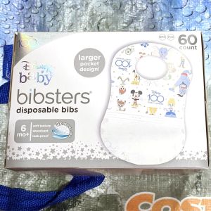 Bibsters Disposable Bibs セサミストリート ビブスター 紙スタイ よだれかけ 60枚