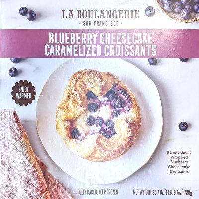 (名無し)さん[2]が投稿したLA BOULANGERIE ブルーベリーチーズケーキクロワッサンの写真