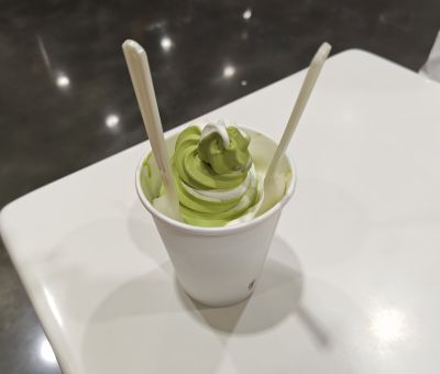 宇治抹茶ソフトクリーム