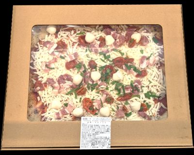 カークランド 丸型ピザ パンチェッタ＆モッツアレラ