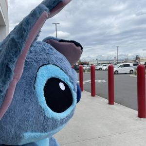 特大スティッチぬいぐるみ