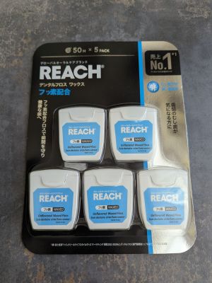 REACH リーチ デンタルフロス ワックス フッ素配合