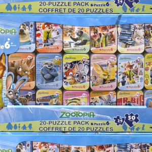 ディズニー ズートピア パズル缶セット