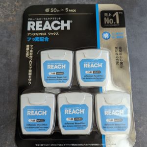 REACH リーチ デンタルフロス ワックス フッ素配合