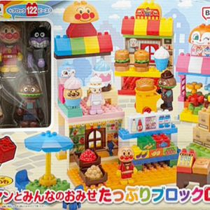 バンダイ アンパンマンとみんなのおみせ たっぷりブロックDX