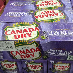 カナダドライ ジンジャーエール ブラックベリー味
